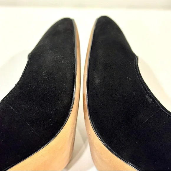 Kate Spade Women's Black Suede with Rhinestone Button Maren Ankle-Strap Pumps - Picture 9 of 11